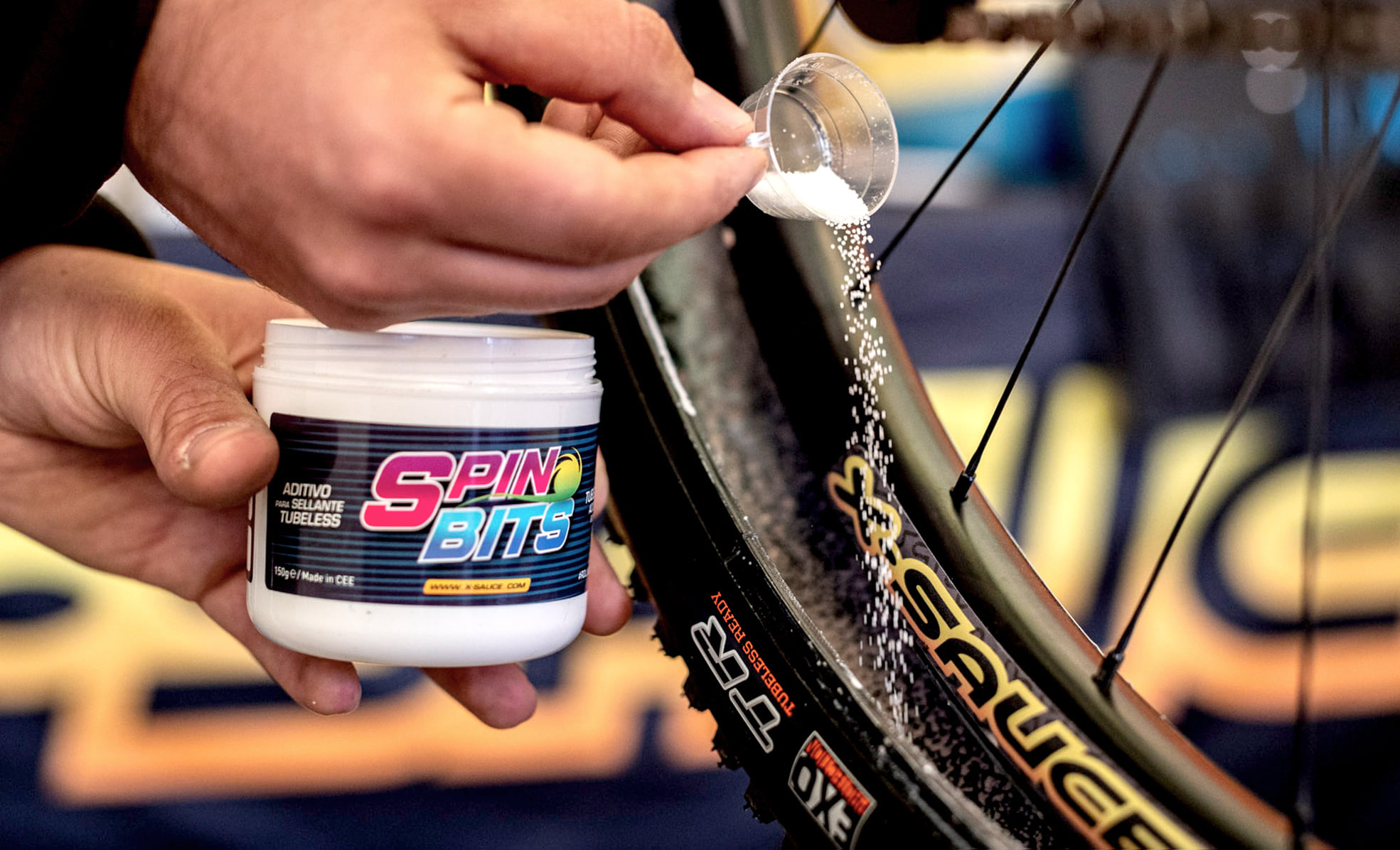 X-Sauce Spin Bits , convierte el liquido tubeless en un super