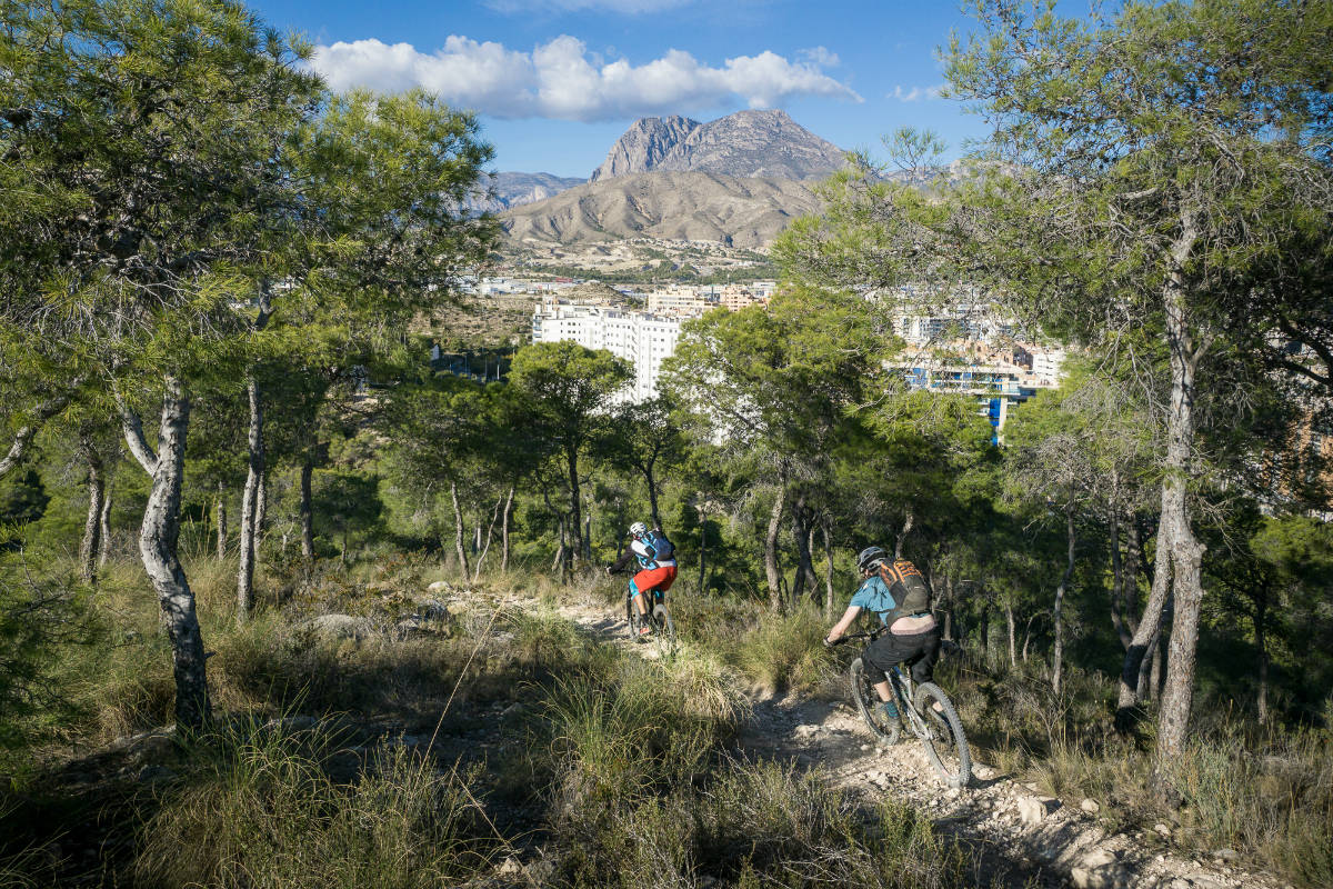 enduro mtb sendas benidorm