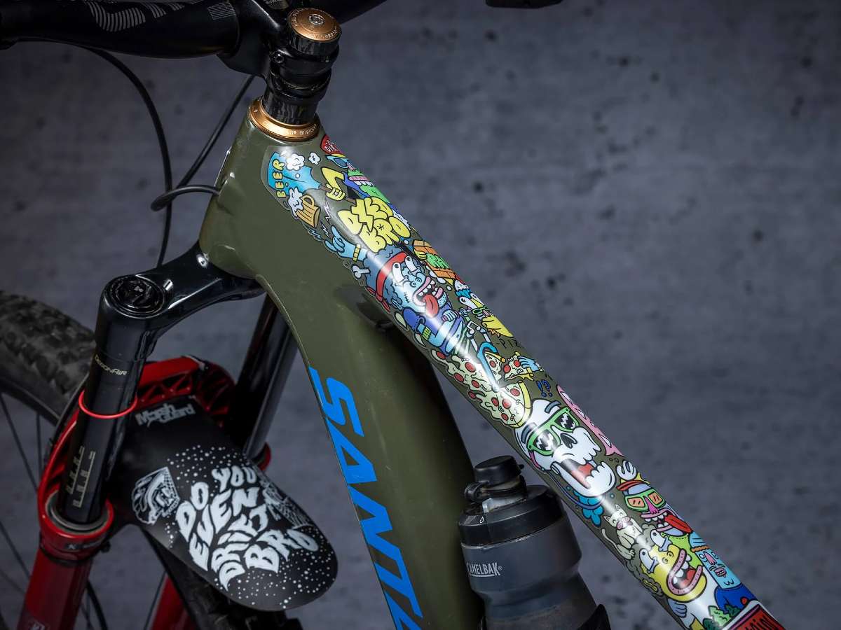 Vinilo Protector para Bicicleta MTB