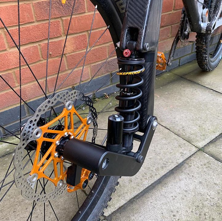 Mutuo Referéndum hoy Rocksled Suspension la horquilla mono-pata para Enduro MTB